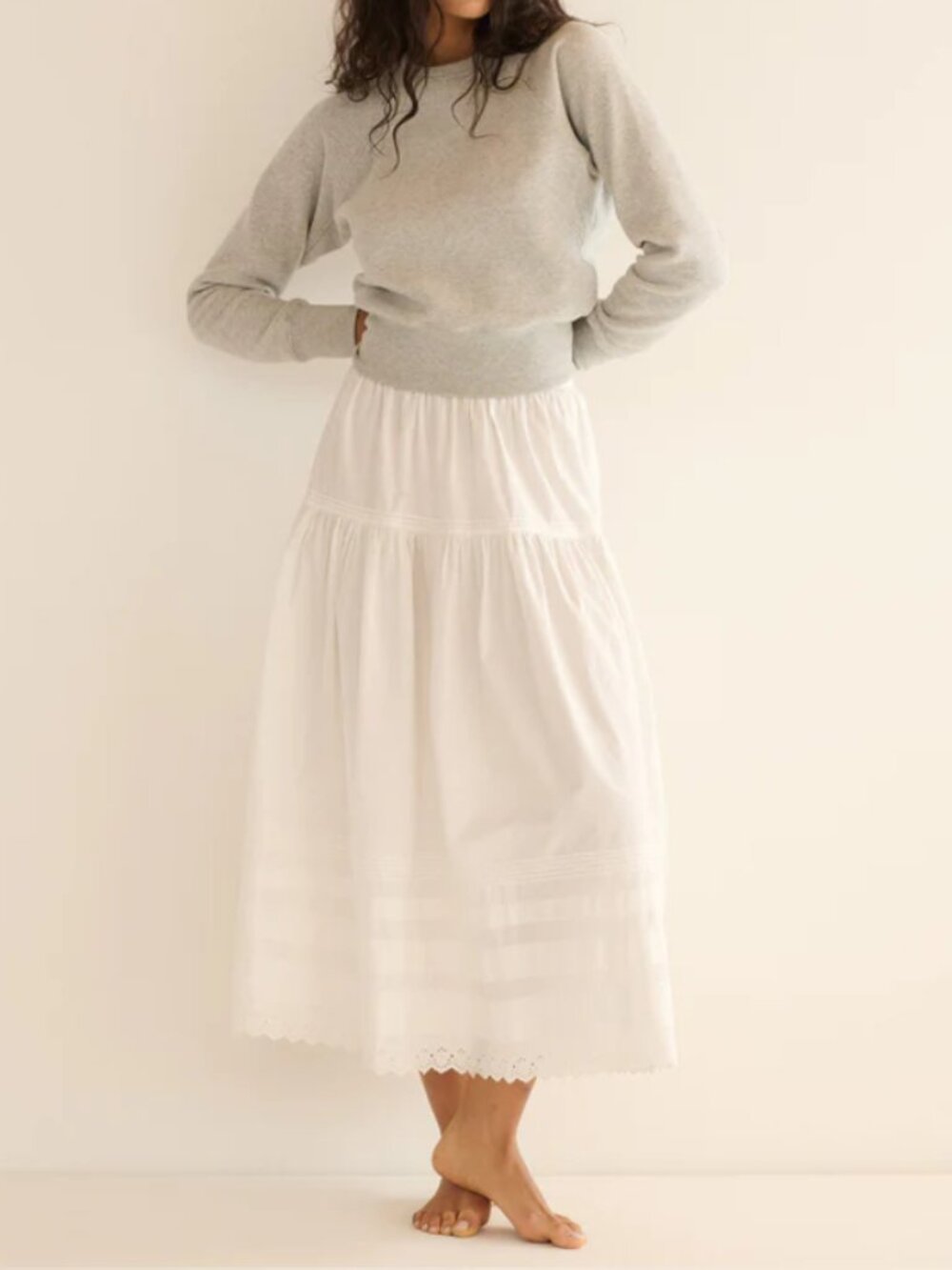 Doen Sebastiane Skirt Powder - Size M - Picture 3 of 4